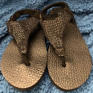 Yoga Mat Rhinestone Sandals